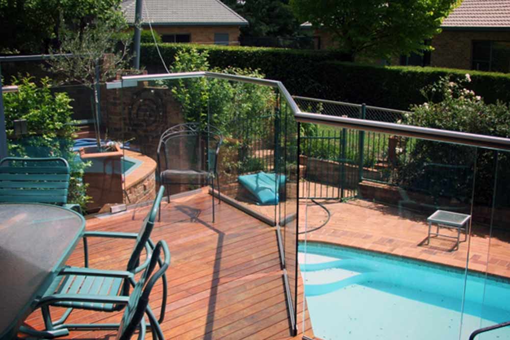 Glass Pool Balustrades — Windows & Glass Services in Dubbo, NSW