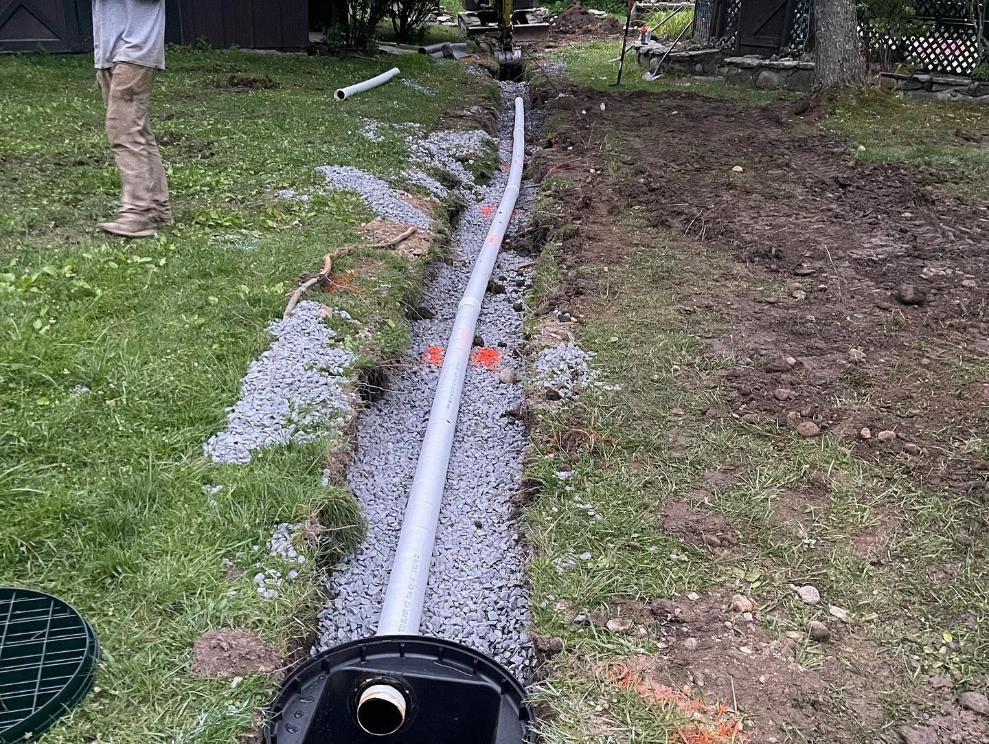Drainage — Hudson Valley, NY — Bastian Lawn and Landscape