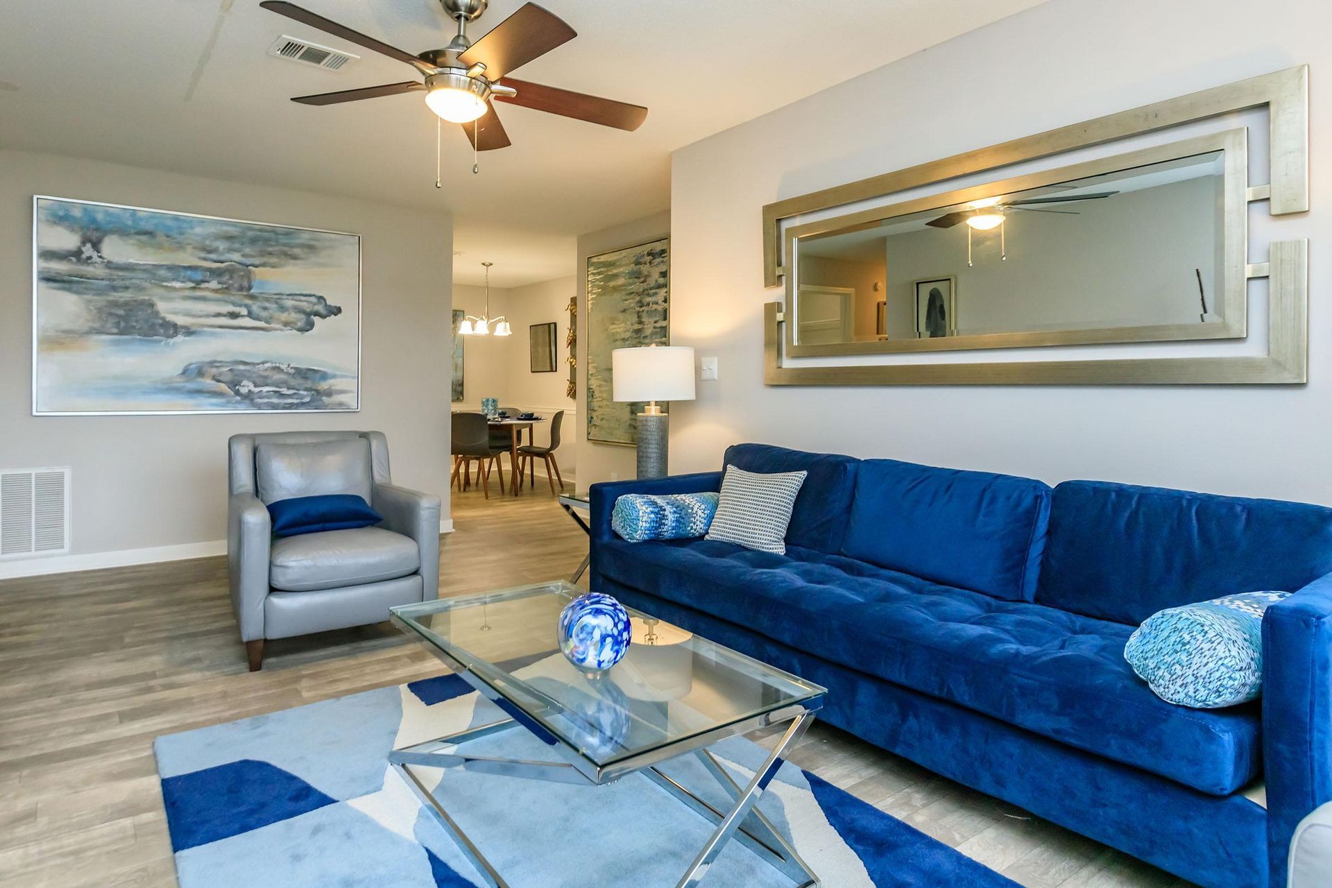 Spacious apartment floor plan at Pelican Pointe in Slidell, LA.
