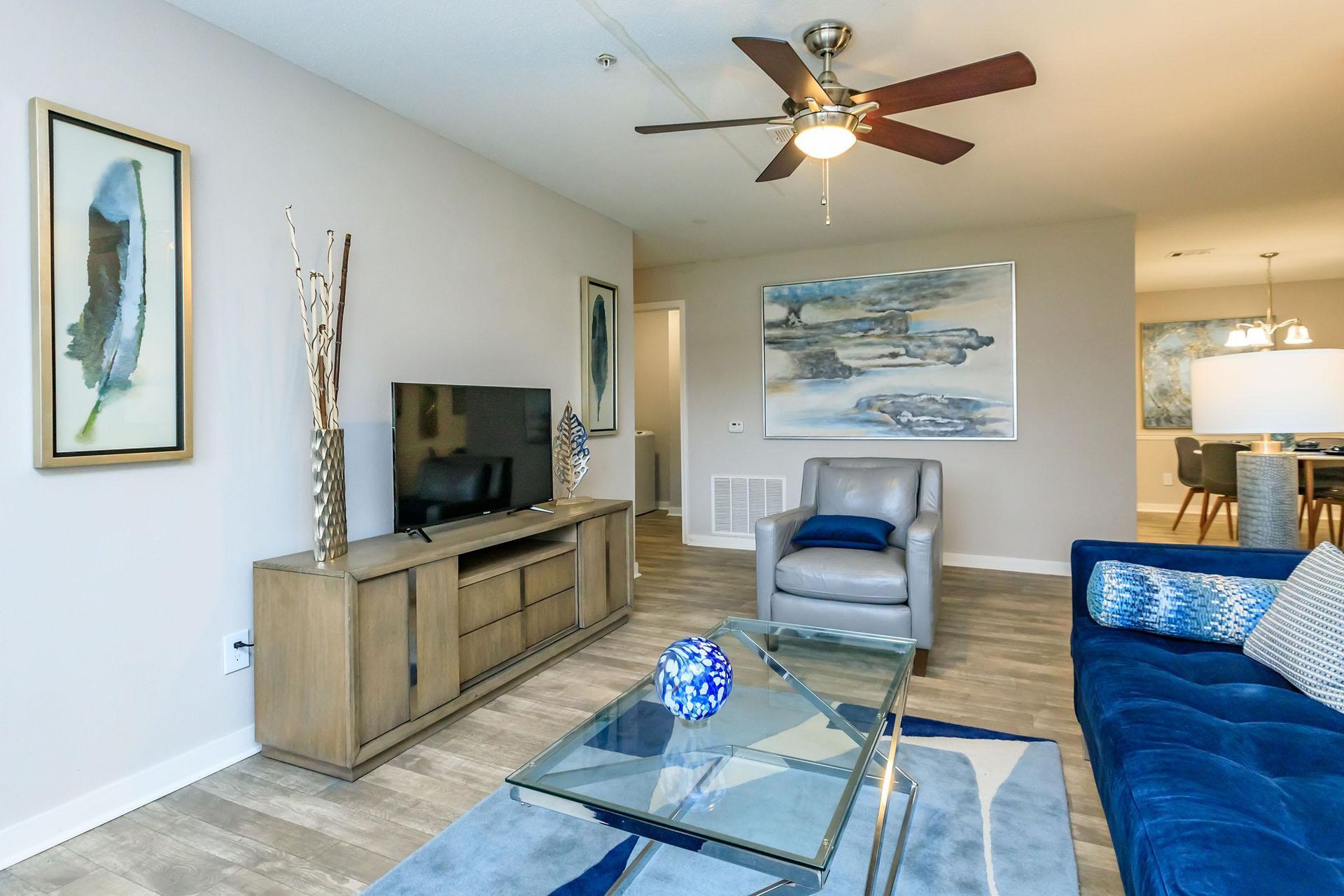 Spacious apartment floor plan at Pelican Pointe in Slidell, LA.