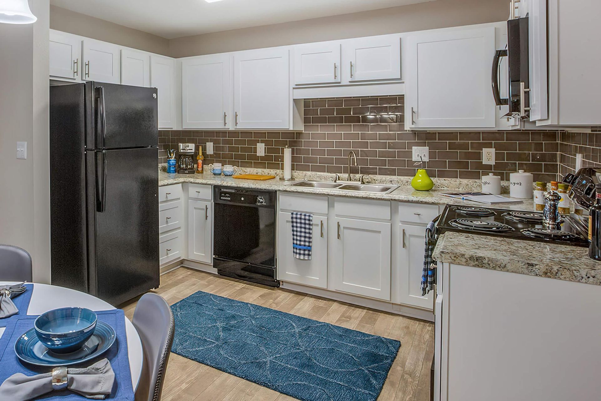 Spacious apartment floor plan at Pelican Pointe in Slidell, LA.