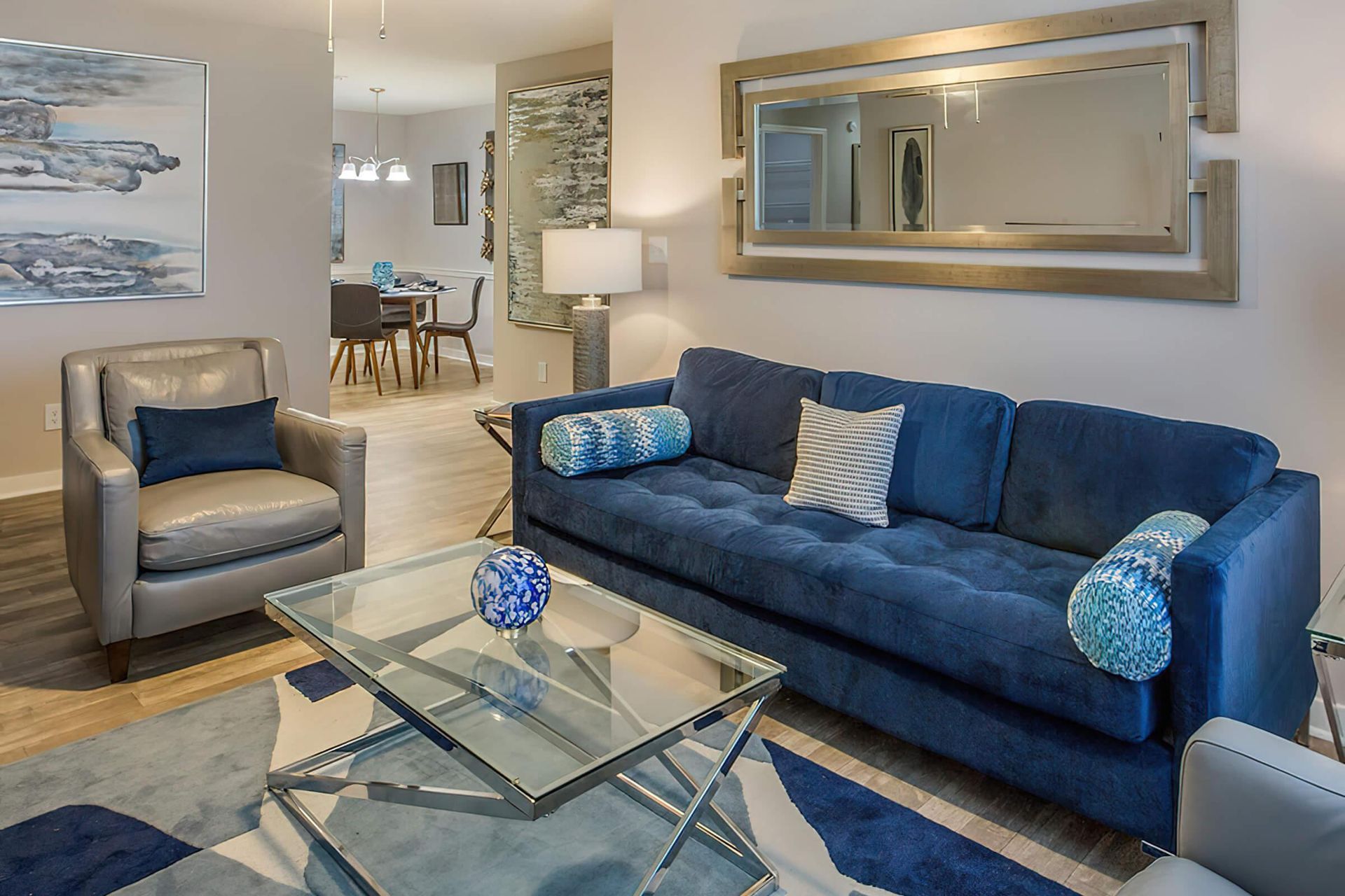 Spacious apartment floor plan at Pelican Pointe in Slidell, LA.