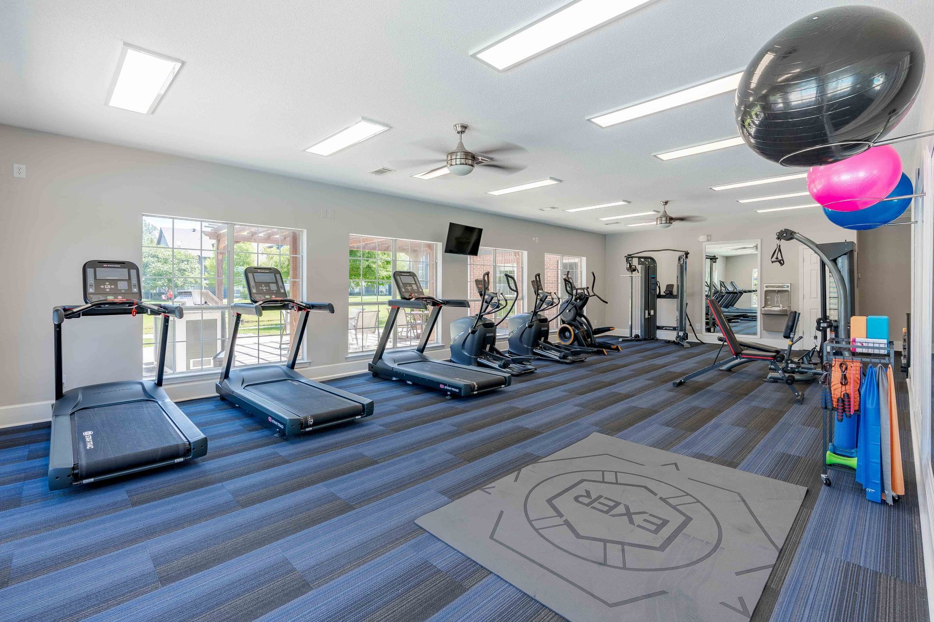 Fitness center at Pelican Pointe in Slidell, LA.