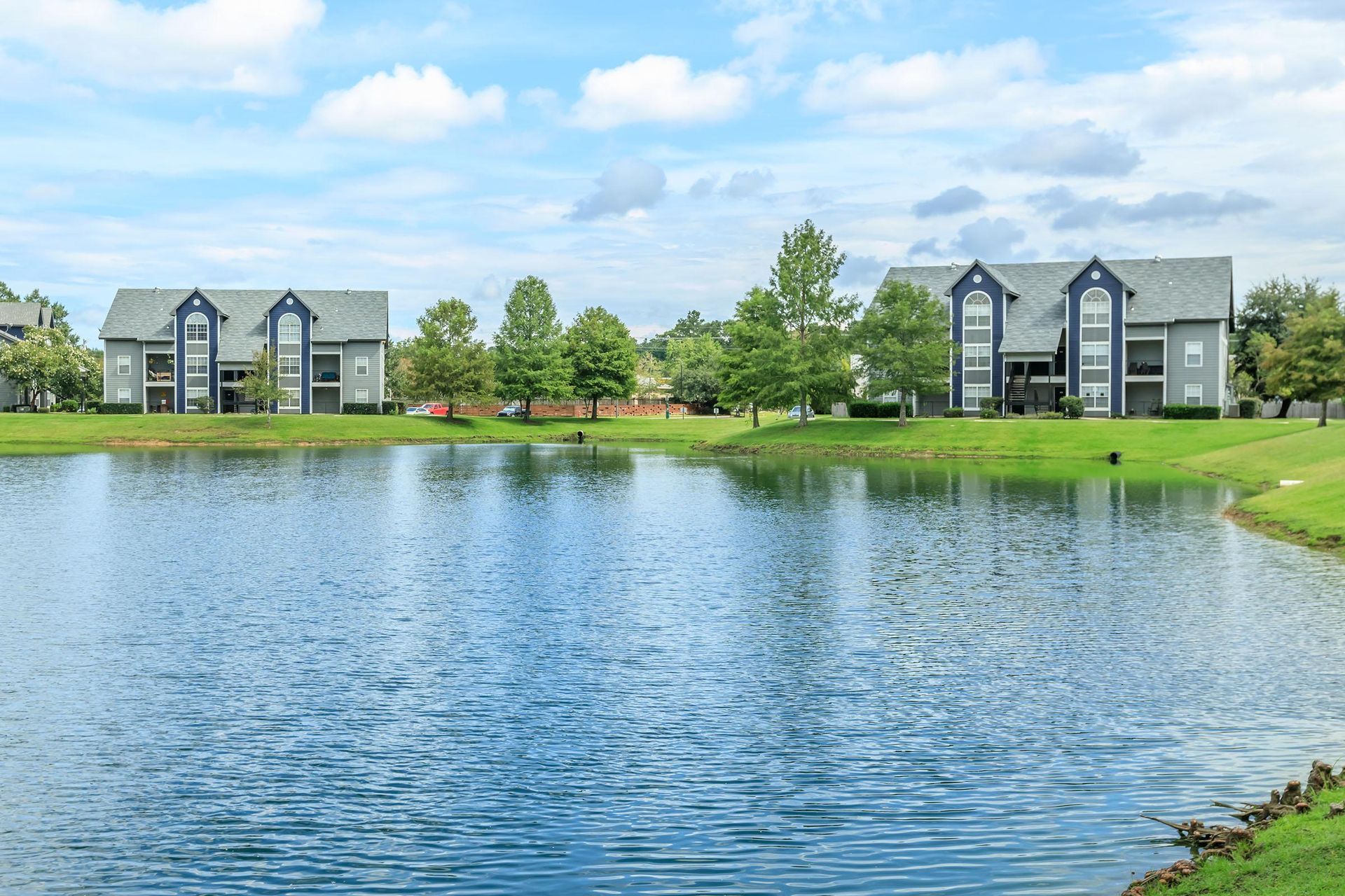 Community lake at Pelican Pointe in Slidell, LA.