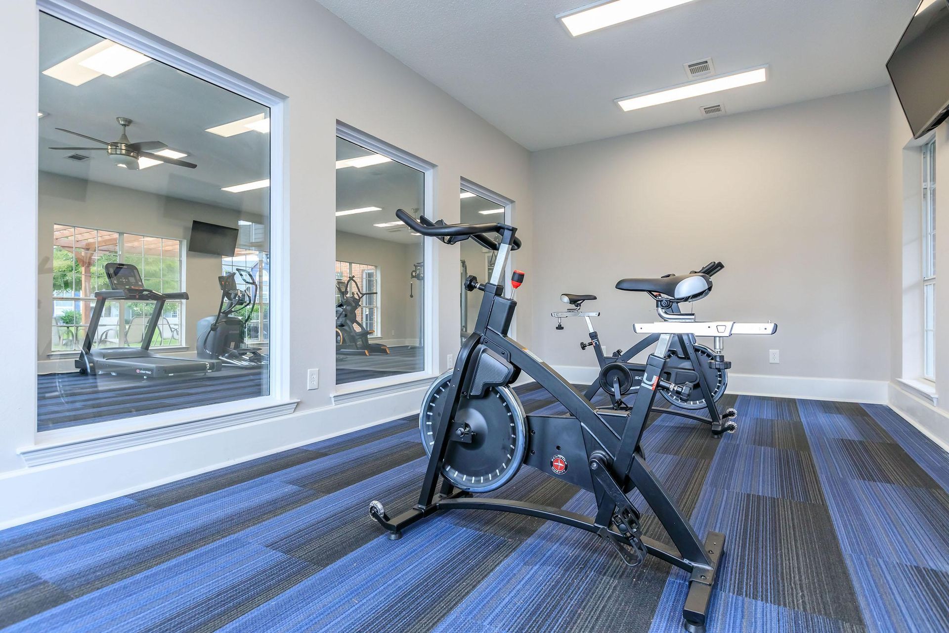 Fitness center at Pelican Pointe in Slidell, LA.