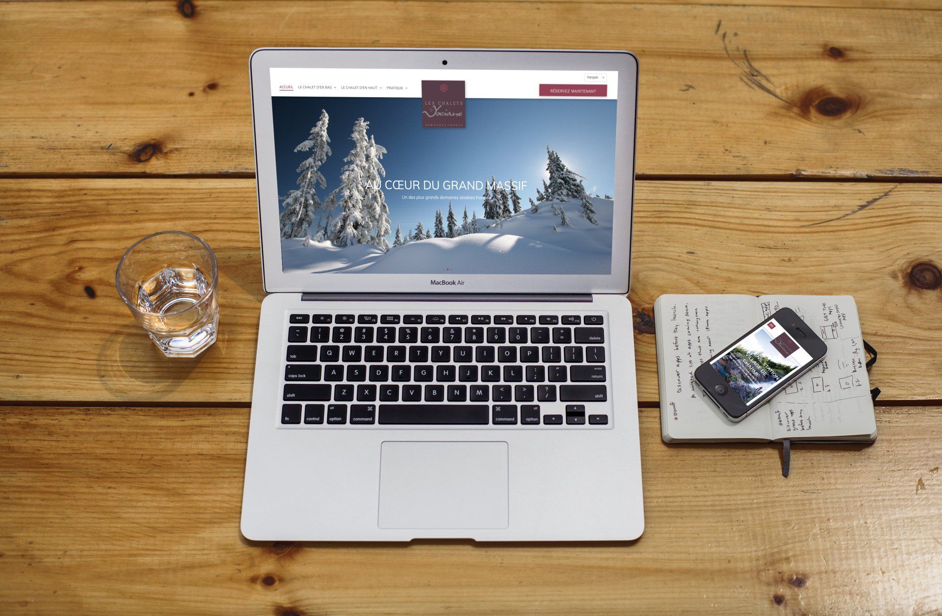 Web design chalet à Samoëns