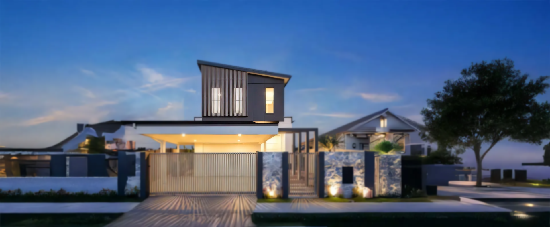 Gray-Carpeted Room With a Mounted Tv, Gray Sofa, and Doorway to Another Room — Intolec Electrical In Tweed Heads, NSW
