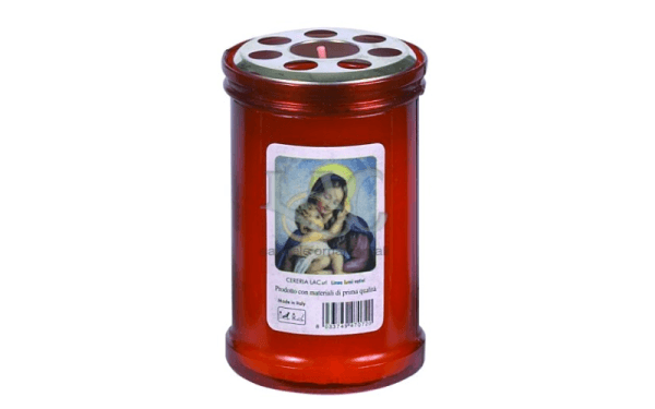 red madonna candle