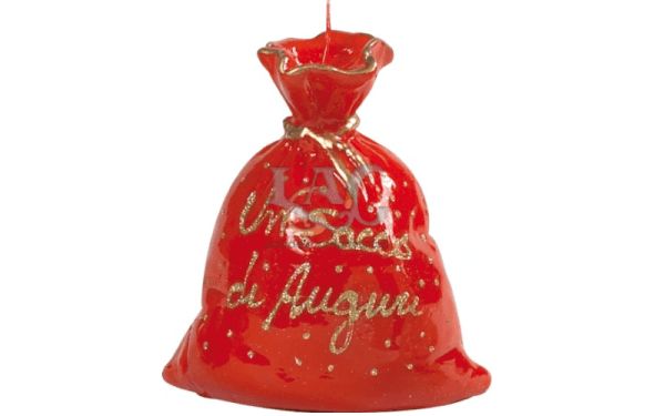red bag candle