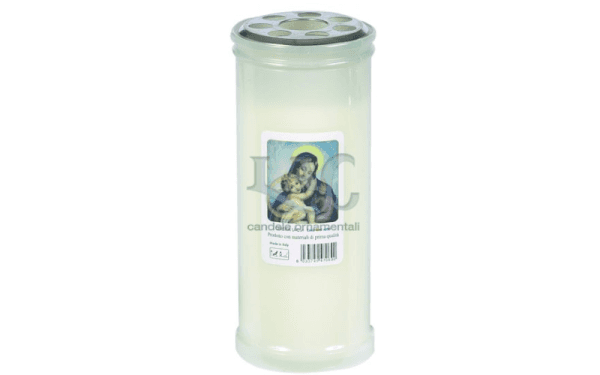 white madonna candle
