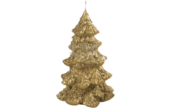 golden tree candle