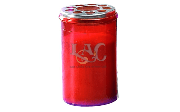 red votive candle