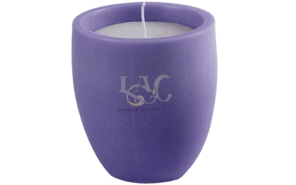 purple pot candle