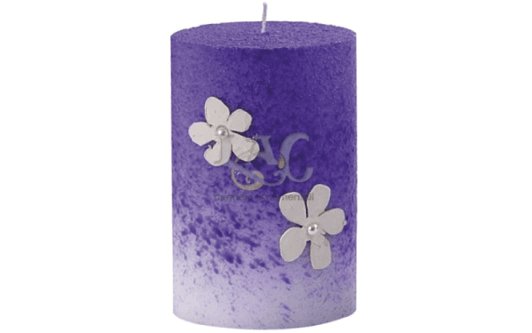 purple ellipsis candle