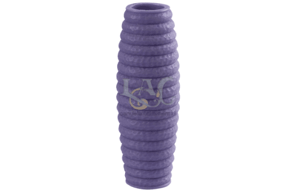 purple vase candle
