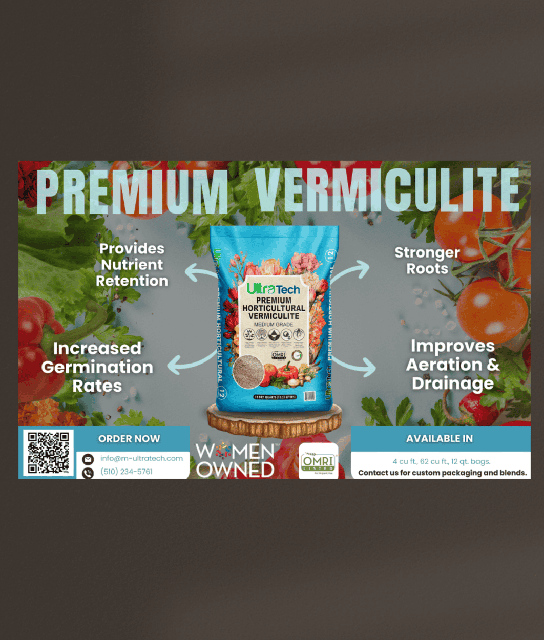 Bag of premium vermiculite