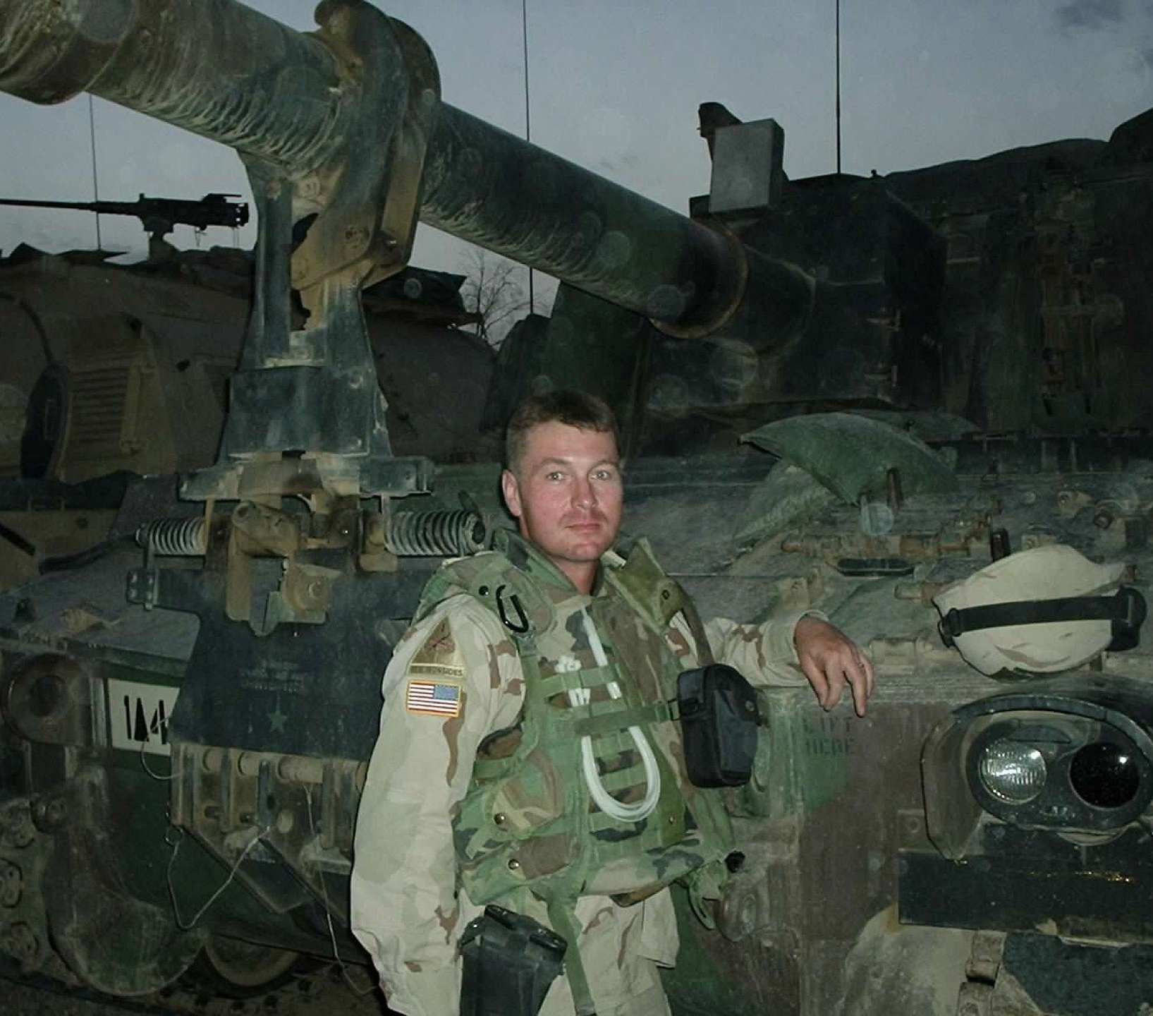 Picture of Jim Sword serving in Baghdad.