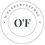 A logo for a company called o ' flaherty stone.