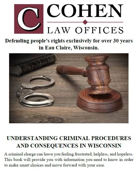 Criminal Procedures Cover — Eau Claire, WI — Cohen Law Offices