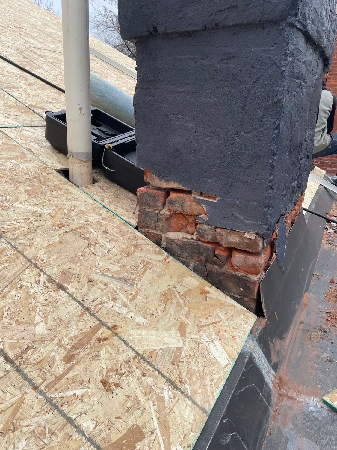 A roof replacement in Cincinnati, OH by Gold Peak Roofing