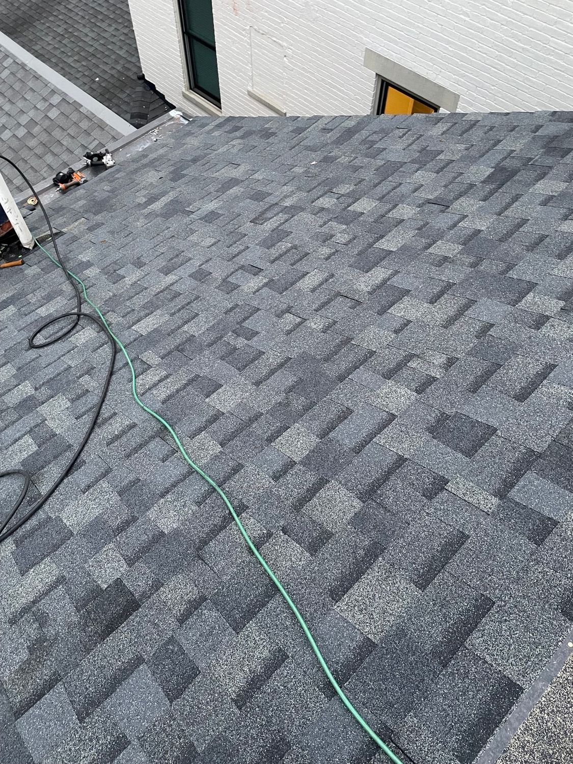 A roof replacement in Cincinnati, OH by Gold Peak Roofing
