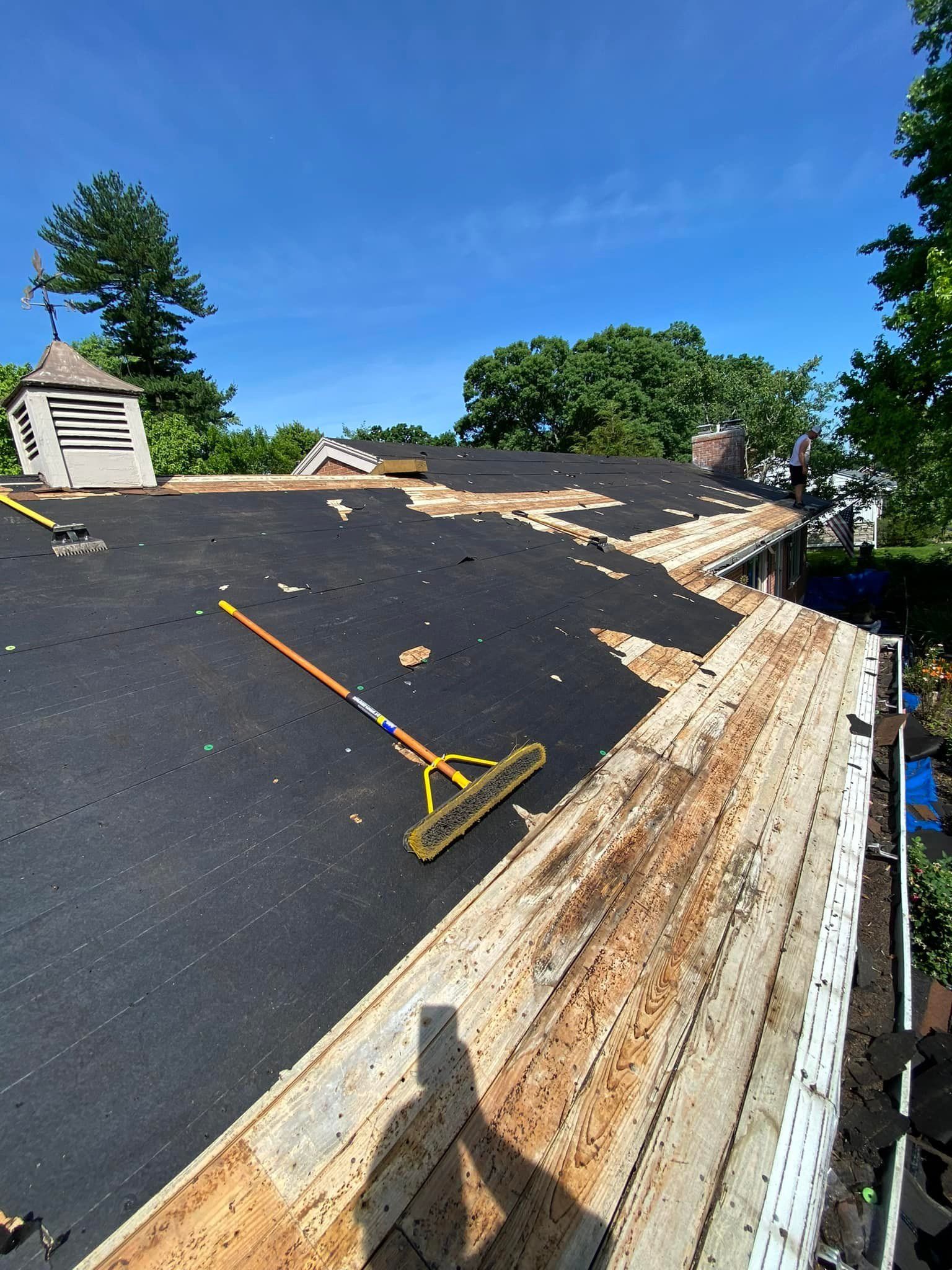 A roof repair in Cincinnati, OH by Gold Peak Roofing