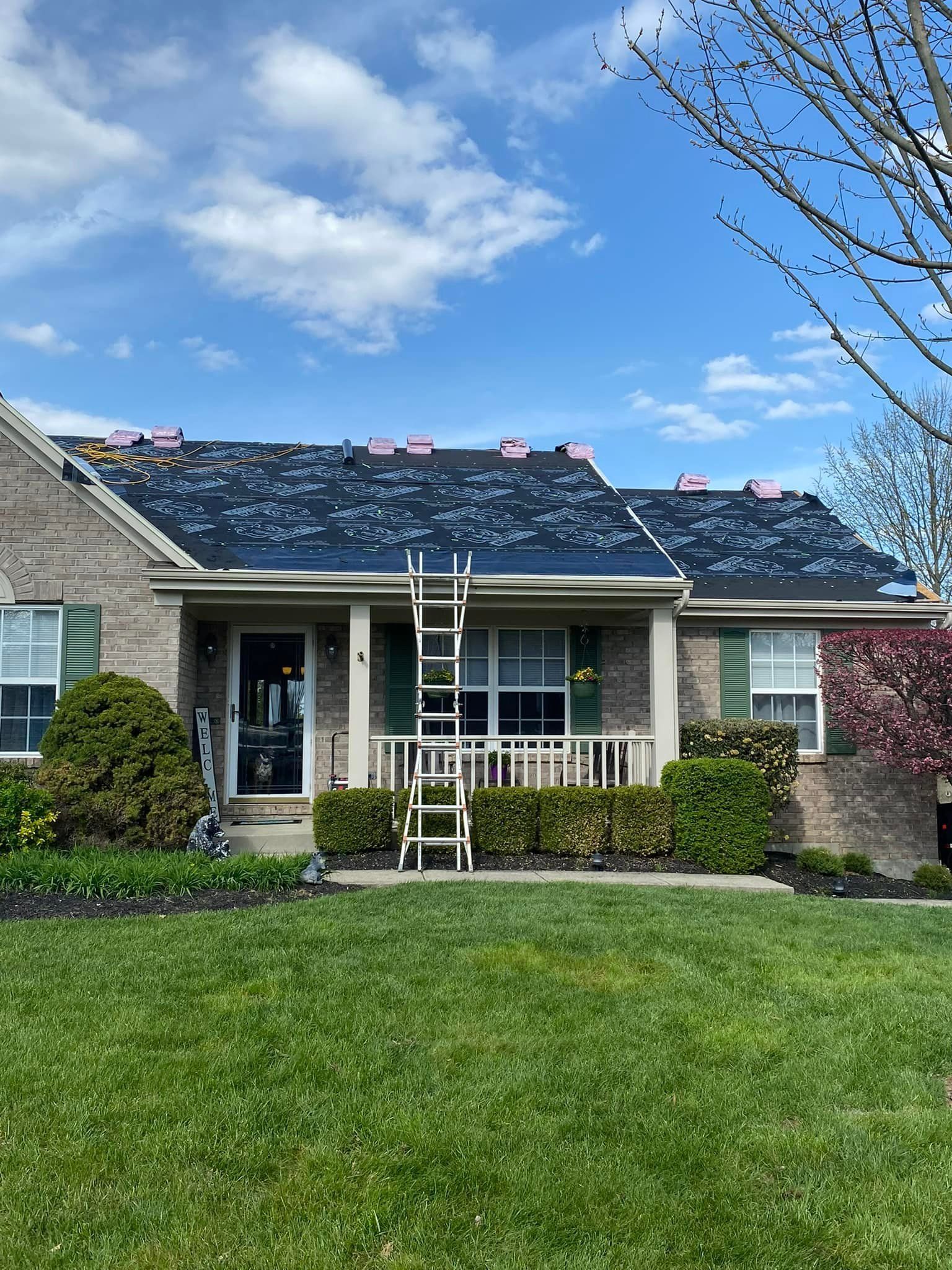 A new roof replacement in Cincinnati, OH by Gold Peak Roofing