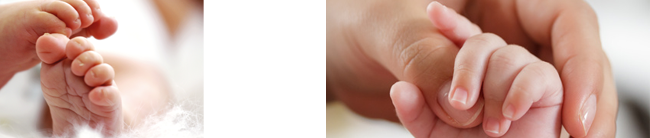 Es sind Babys abgebildet. Bild dient als Stilelement im Kopf der Seite.