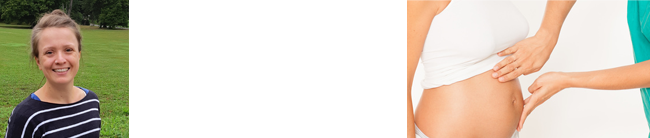 Es sind Mitarbeitende und Babys abgebildet. Bild dient als Stilelement im Kopf der Seite immer passend zum Thema des angewählten Navigationspunktes.