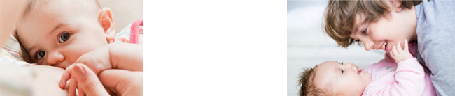 Es sind Mitarbeitende und Babys abgebildet. Bild dient als Stilelement im Kopf der Seite immer passend zum Thema des angewählten Navigationspunktes.