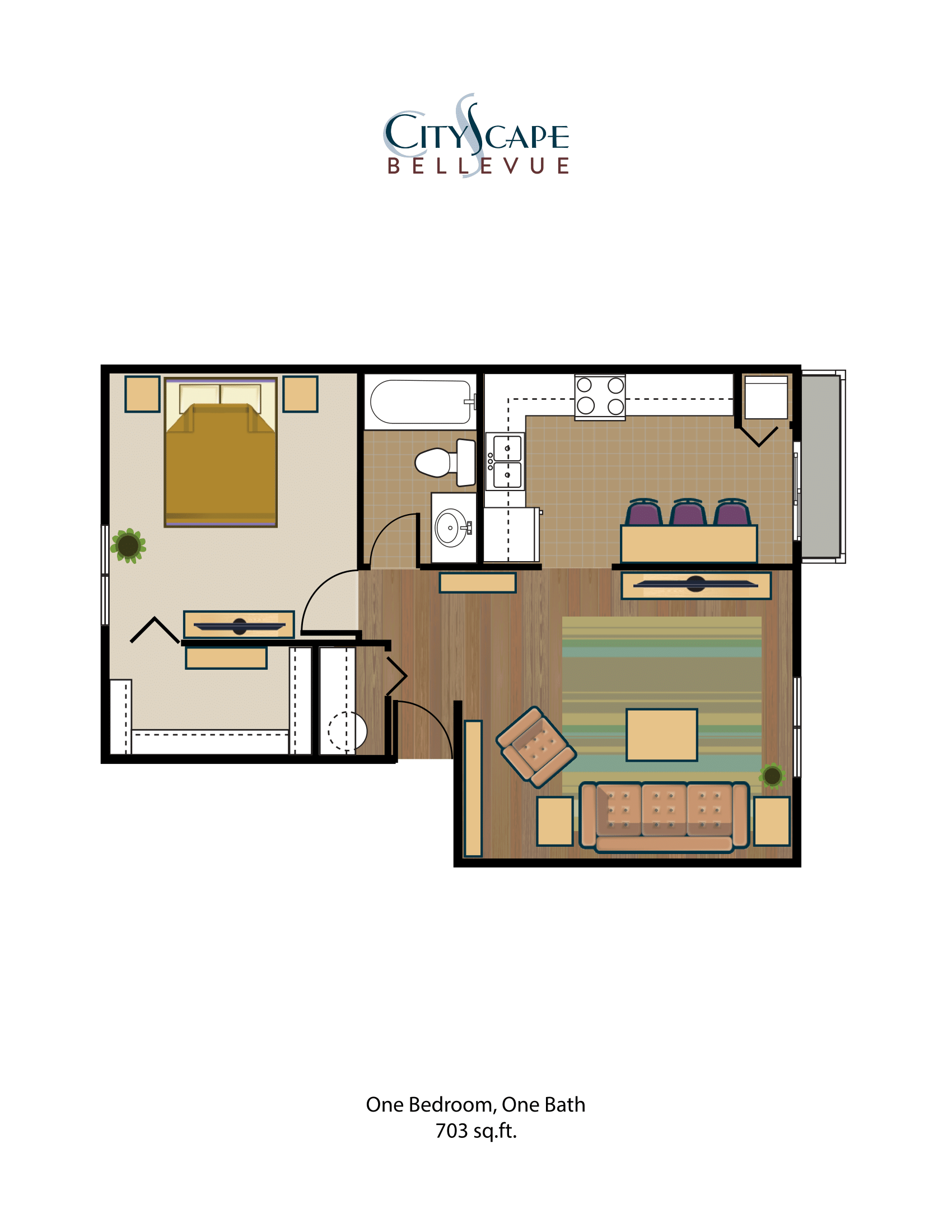 One Bedroom | One Bath