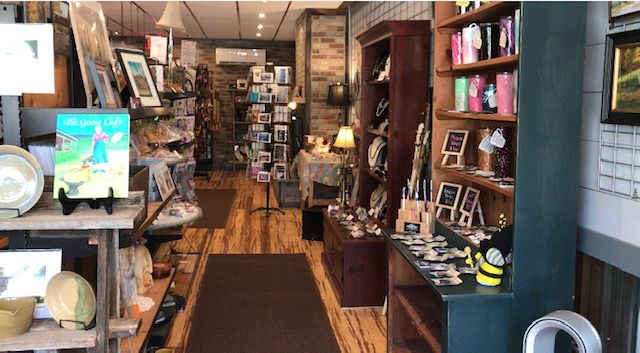 A store filled with lots of shelves and tables.