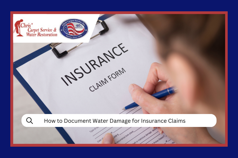 How to Document Water Damage for Insurance Claims