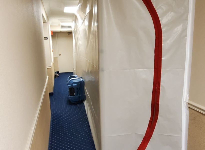 apartment building hallway