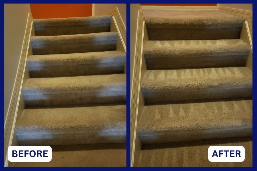 carpet cleaning before and after
