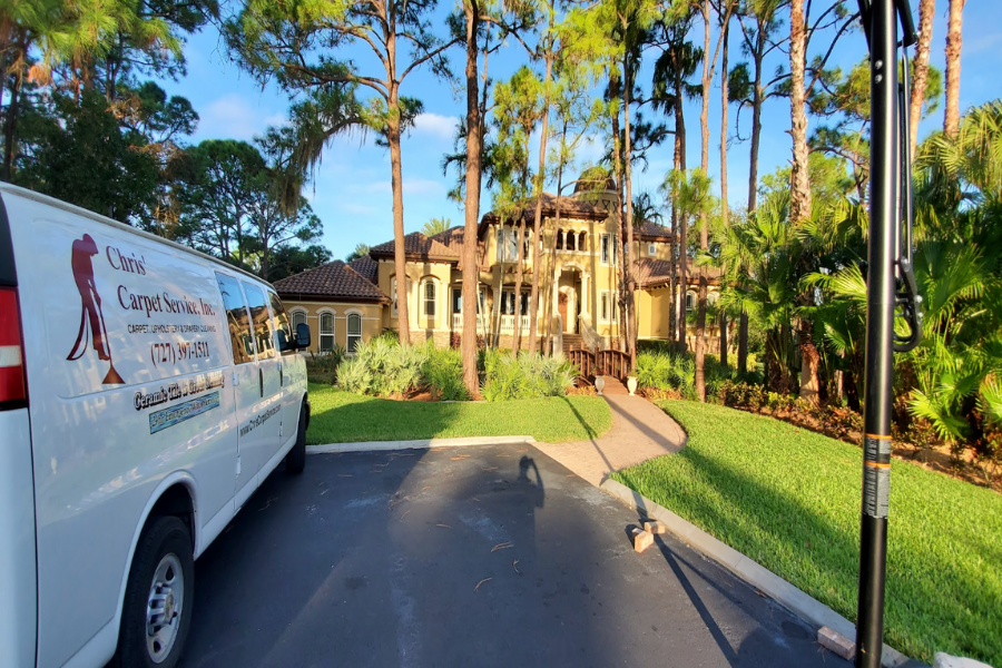 Professional water damage restoration team responding to emergency