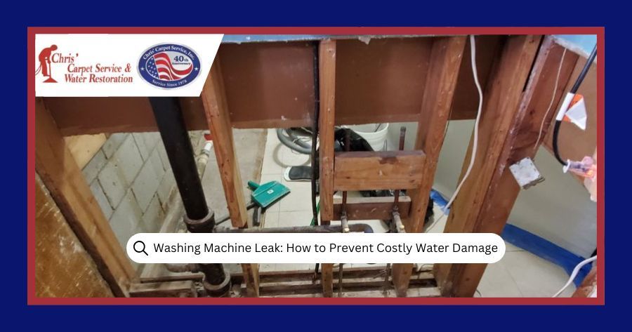 washing machine leak