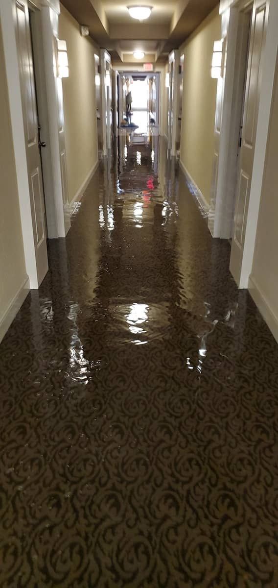 water damage flooding