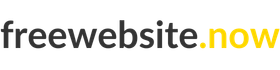 The free website now logo is black and yellow on a white background.