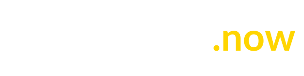 The word now is yellow on a white background.