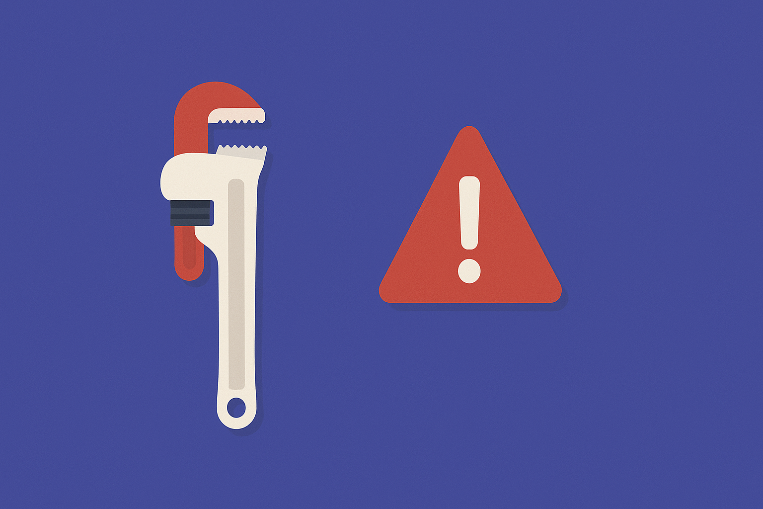Plumbing emergency graphic