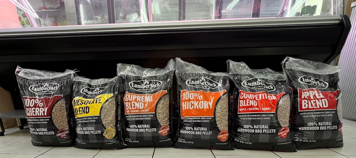 Image of bags of BBQ pellet - Midway Butchers Cassowary Coast QLD