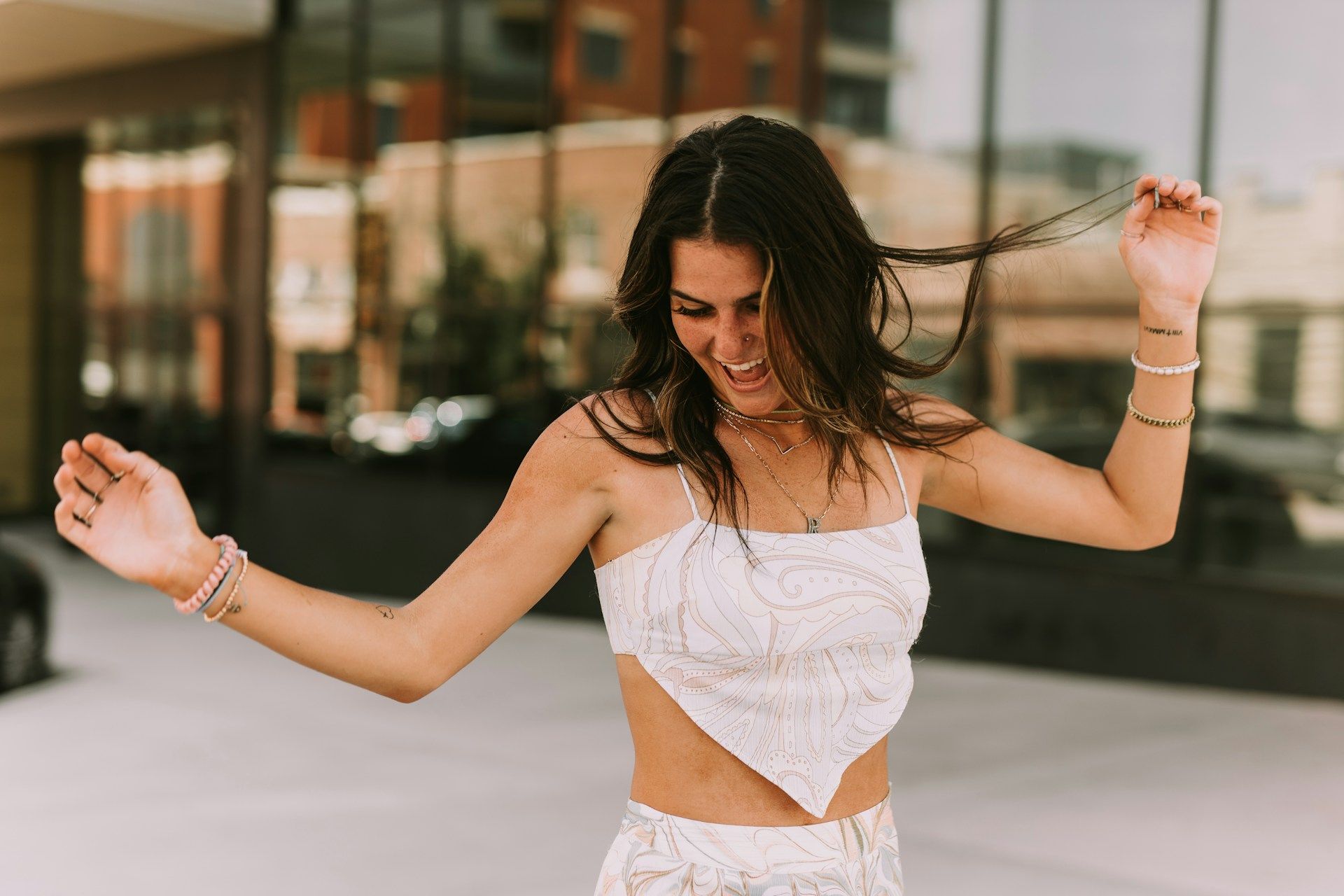 happy woman