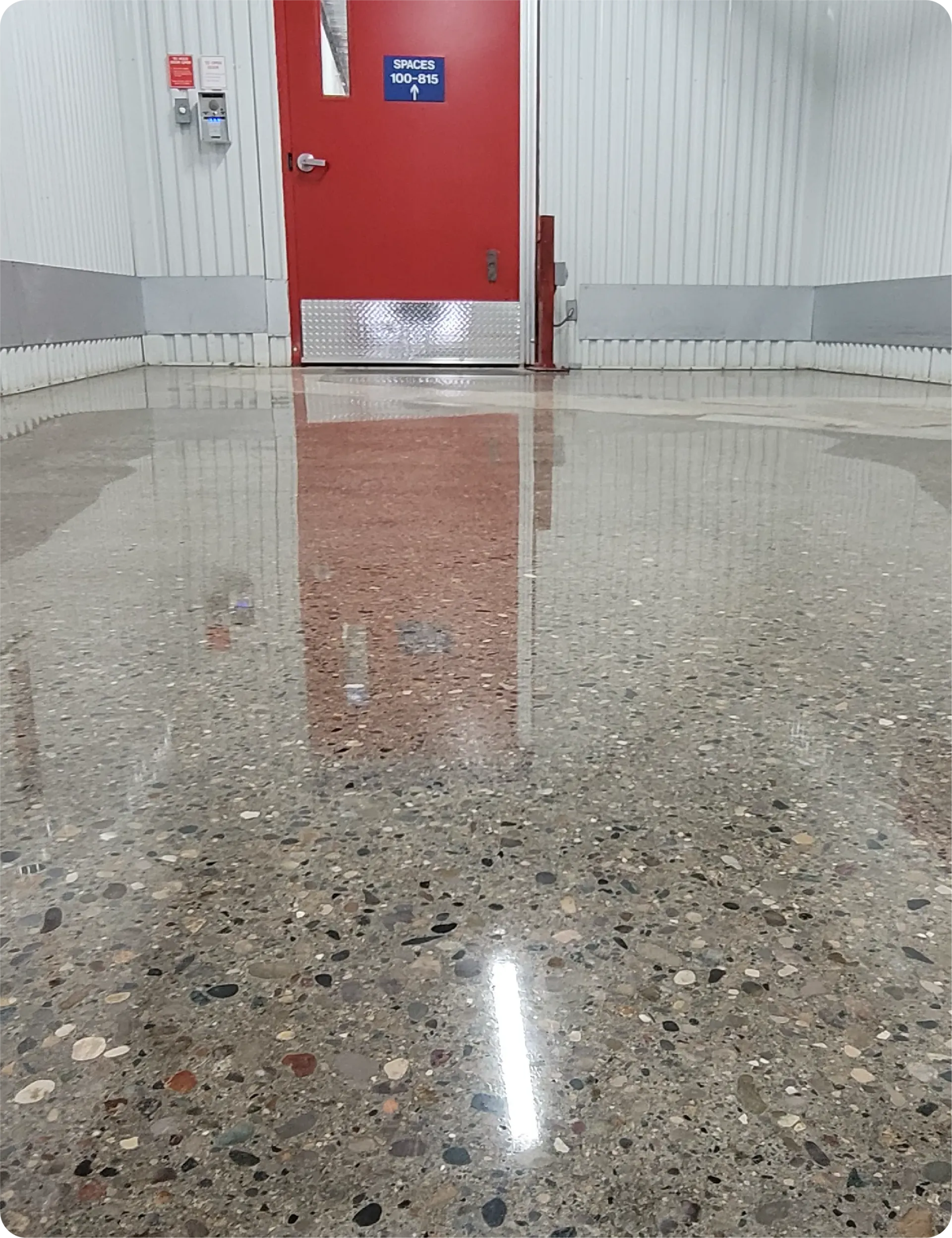 A picture of a house with a blue roof