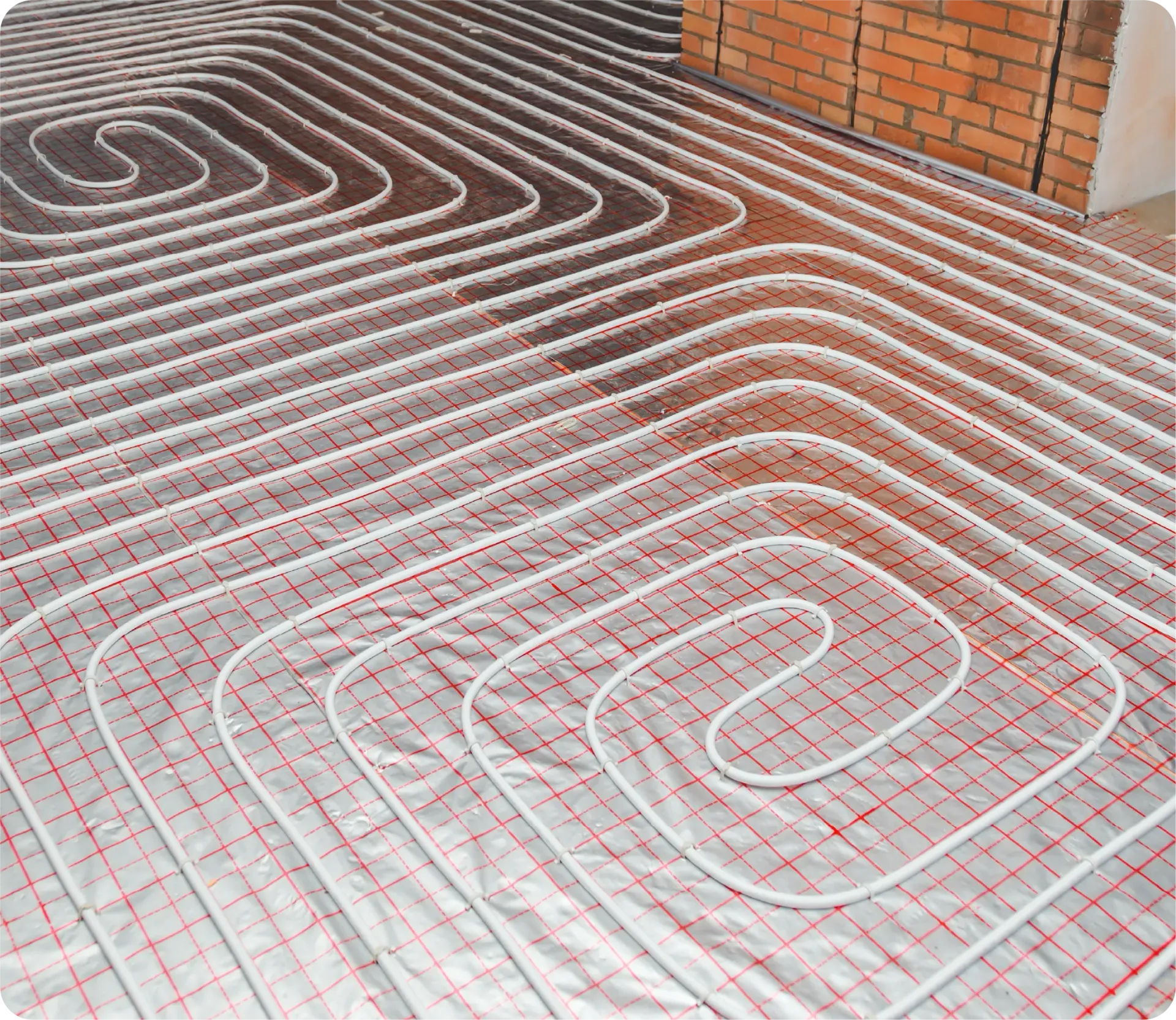 A picture of a house with a blue roof