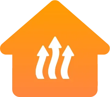 A green cloud with a white pin in the middle.