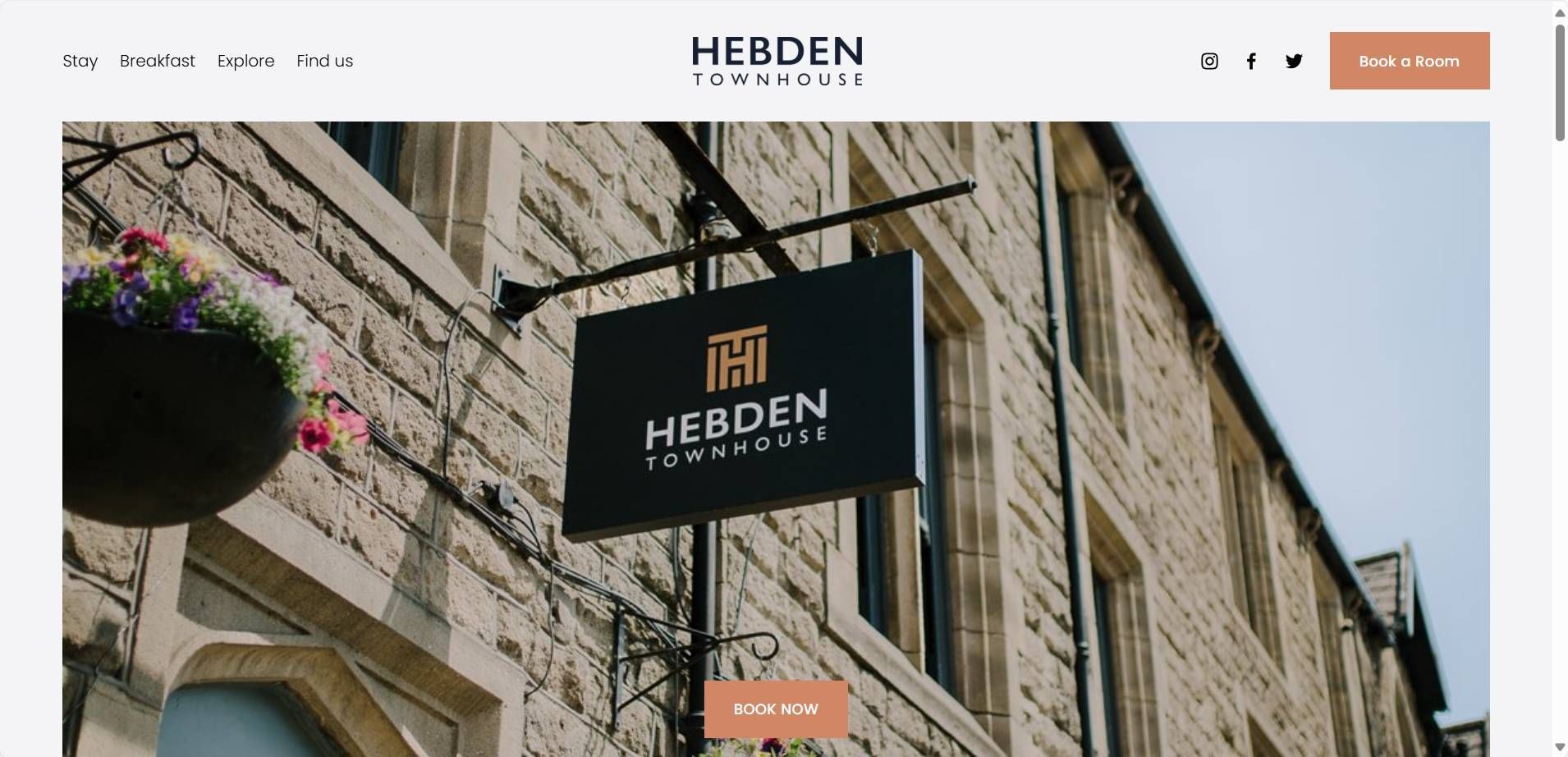 A Guesthouse Website Built by a Web Design Company in Hebden Bridge.