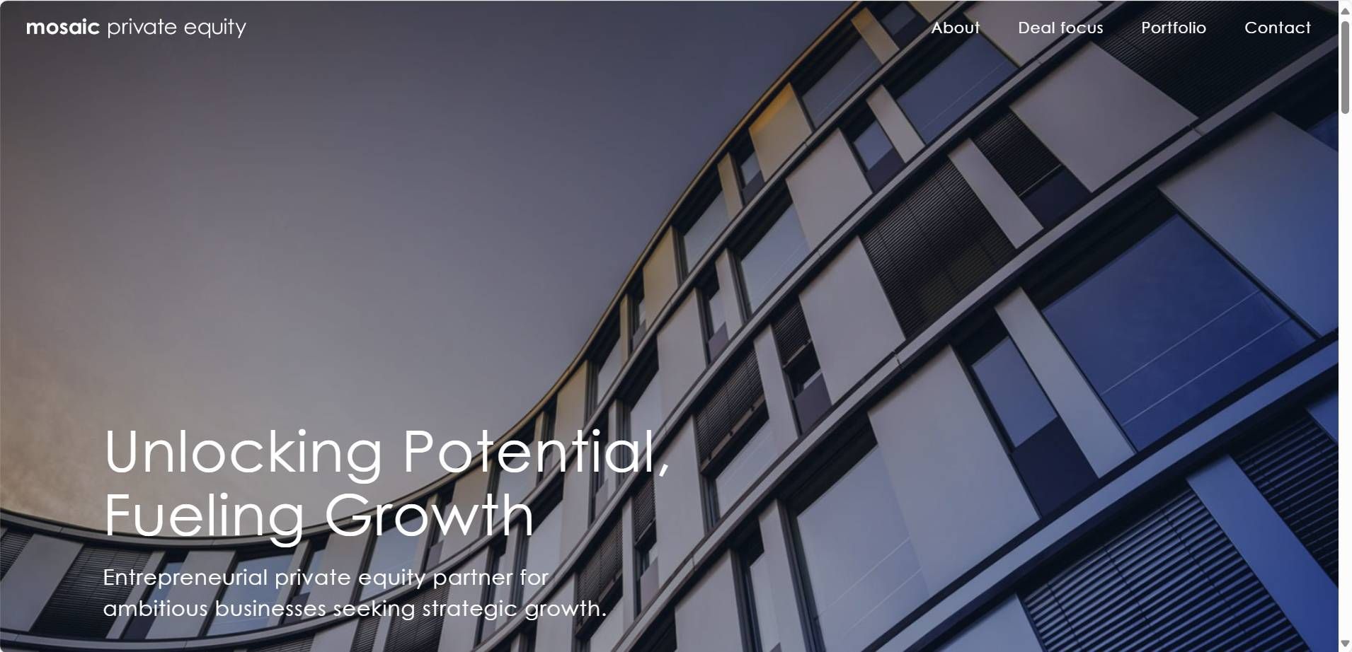 A screenshot of a cost effective website design by OrbitHaus, a website design company in Hebden Bridge.