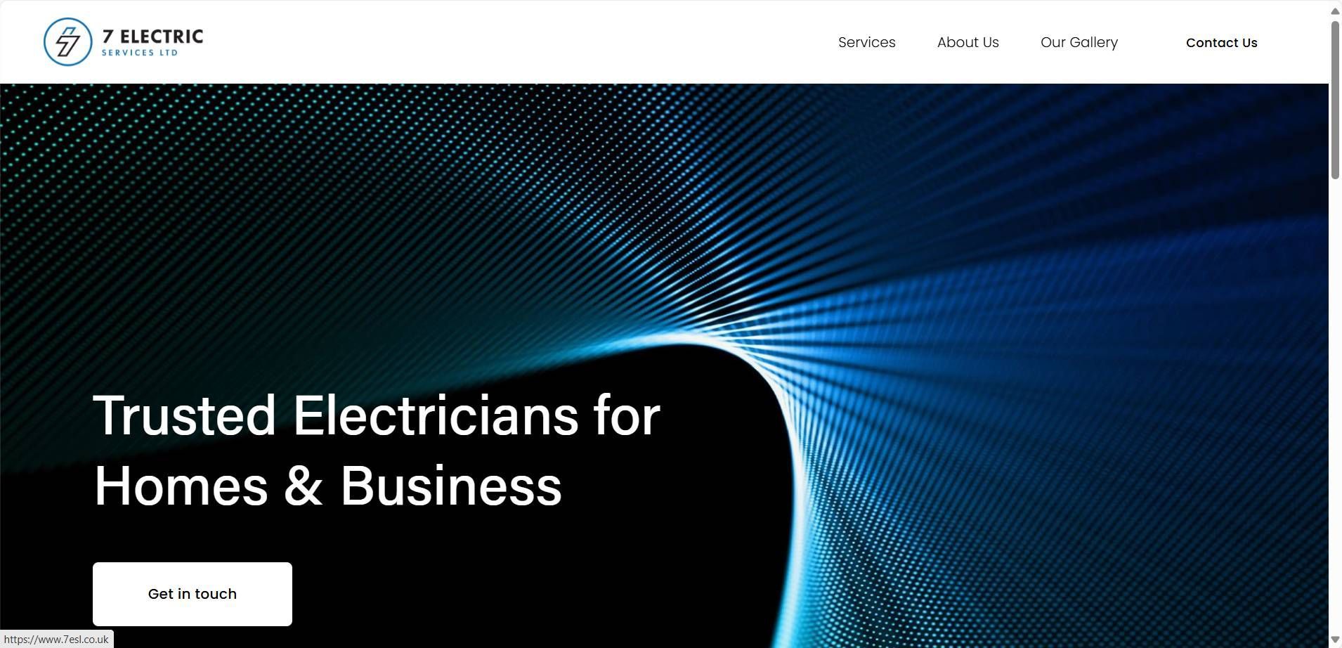A website for trusted electricians designed by OrbitHaus web designers based in Todmorden.