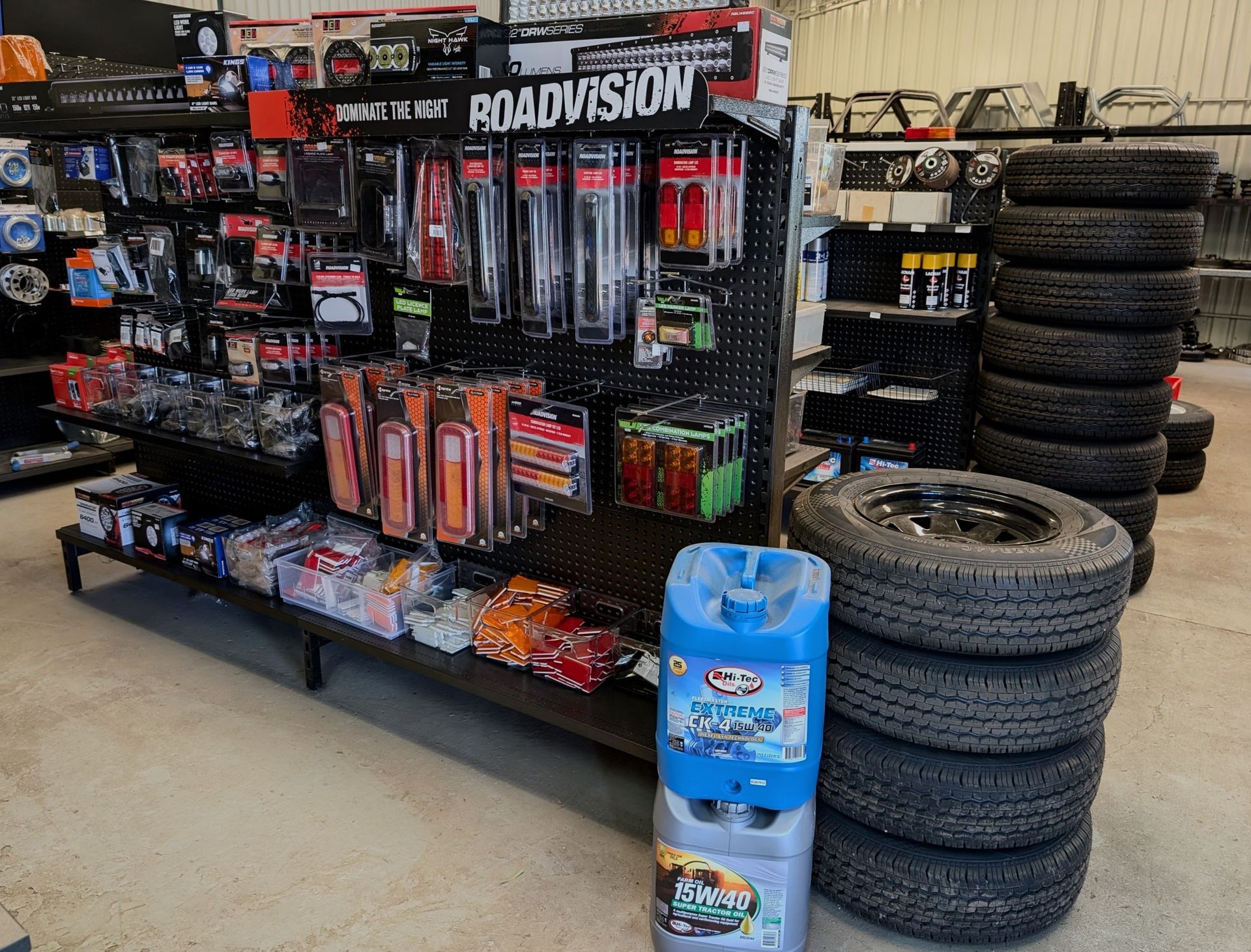 A store filled with lots of tires and accessories.